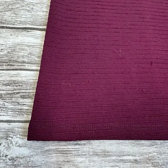 Sparkle & Fade Women's Plum Midi Pencil Skirt Stretch High Waist Medium M - Picture 4 of 8